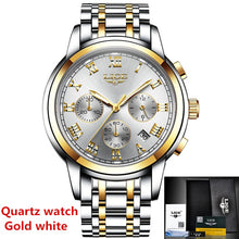 Load image into Gallery viewer, Mens Watches Top Brand LIGE Fashion Luxury Business Automatic Mechanical Men Military Steel Waterproof Clock Relogio Masculino