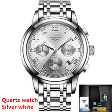 Load image into Gallery viewer, Mens Watches Top Brand LIGE Fashion Luxury Business Automatic Mechanical Men Military Steel Waterproof Clock Relogio Masculino