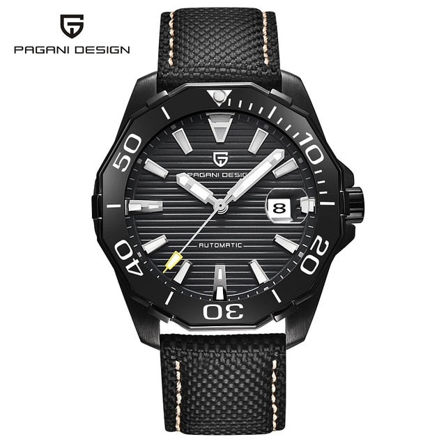 2019 New Brand PAGANI DESIGN 1617 Men's Military Sport Mechanical Watches Waterproof Stainless Steel Top Brand Luxury Men Watch