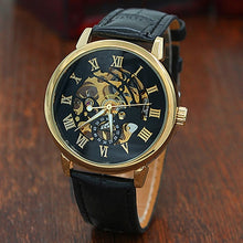 Load image into Gallery viewer, 2017 Skeleton Mechanical Watch Luxury Men Black No Waterproof Fashion Casual  Brand Sports Watches Relogios Masculinos