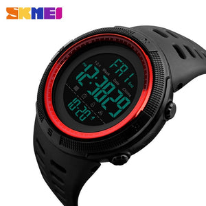 Mens Sports Watches Dive 50m Digital LED Military Watch Men Casual Electronics Wristwatches relojes hombre Luxury Brand SKMEI