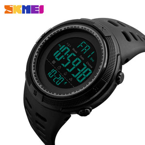 Mens Sports Watches Dive 50m Digital LED Military Watch Men Casual Electronics Wristwatches relojes hombre Luxury Brand SKMEI