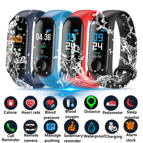 Smart Braclet 0.96in TFT Screen Heart Rate Sports Waterproof Sleep Monitoring Watch HSJ88