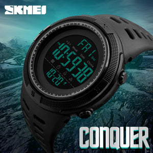 SKMEI Brand Men Sports Watches Fashion Chronos Countdown Men's Waterproof LED Digital Watch Man Military Clock Relogio Masculino