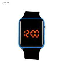 Load image into Gallery viewer, JAVRICK Men Womens Silicone LED Sport Watch Digital Bracelet  Unisex Wrist Watches Black