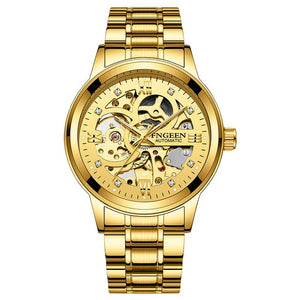 Skeleton Watch 2019 New FNGEEN Sport Mechanical Watch Luxury Watch Mens Watches Top Brand Montre Homme Clock Men Automatic Watch