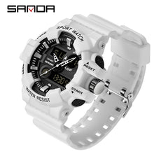 Load image into Gallery viewer, SANDA Sports Men&#39;s Watches Luxury LED Digital Military Quartz Watch Men Waterproof G Style Wristwatches relogio masculino Clock